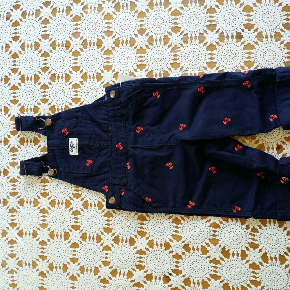 Oshkosh cherrys overall 18mos